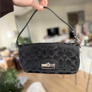 Coach Vintage Signature Black Mini Bag